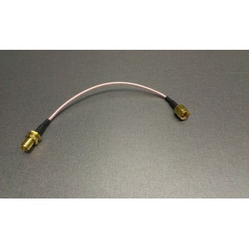 #9 - RP-SMA male to RP SMA female Pigtail Cable RG316 15cm