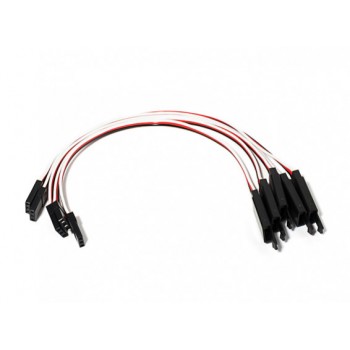 Удължител за серво - 15см. с кукичка (стандарт Futaba) 26AWG